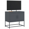 Szafka pod telewizor, antracytowa, 68,5x39x60,5 cm, stalowa
