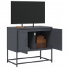 Szafka pod telewizor, antracytowa, 68,5x39x60,5 cm, stalowa