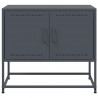 Szafka pod telewizor, antracytowa, 68,5x39x60,5 cm, stalowa