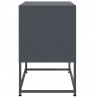 Szafka pod telewizor, antracytowa, 68,5x39x60,5 cm, stalowa