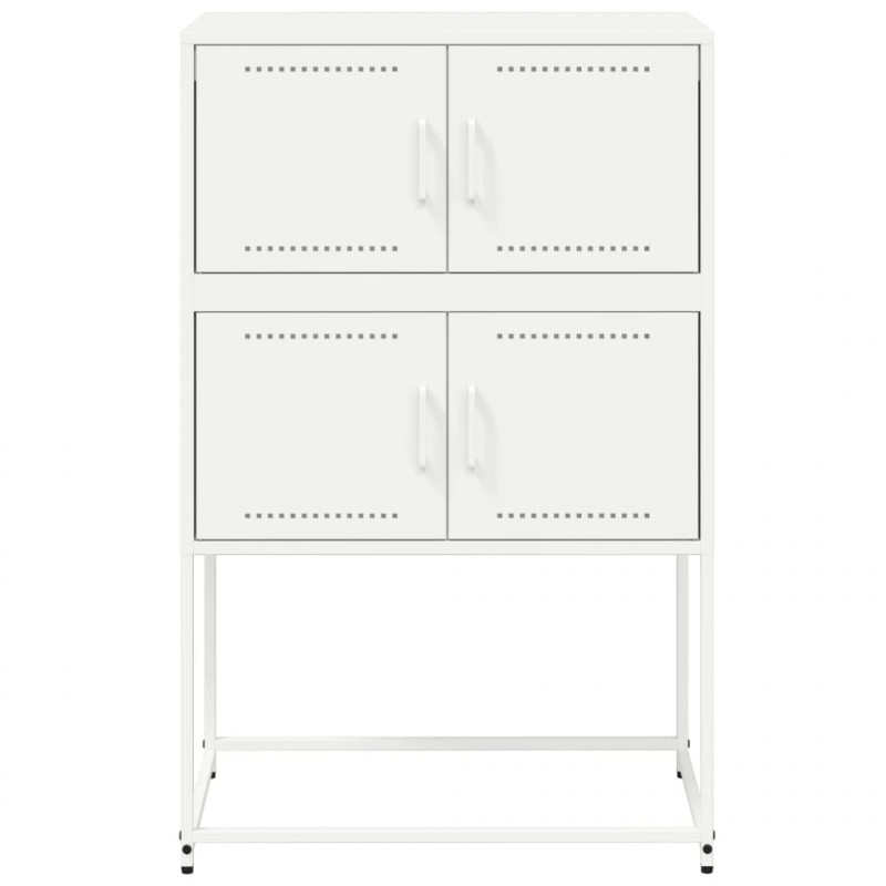 Szafka, biała, 68,5x38,5x107 cm, stal