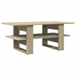Stolik kawowy, dąb sonoma, 102x55x42, materiał drewnopochodny