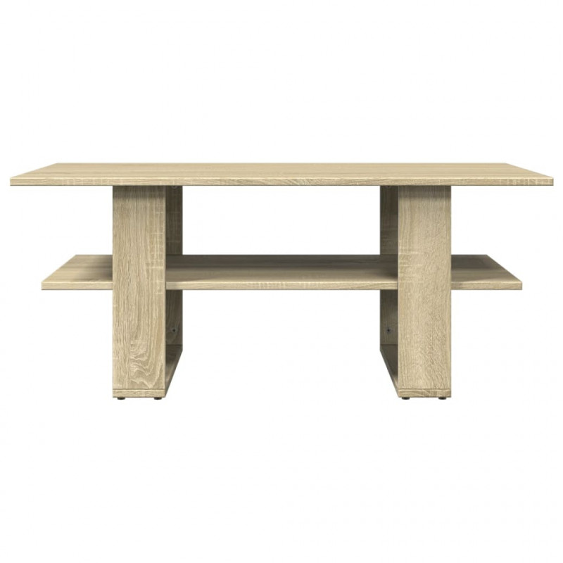 Stolik kawowy, dąb sonoma, 102x55x42, materiał drewnopochodny
