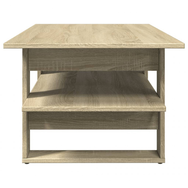 Stolik kawowy, dąb sonoma, 102x55x42, materiał drewnopochodny