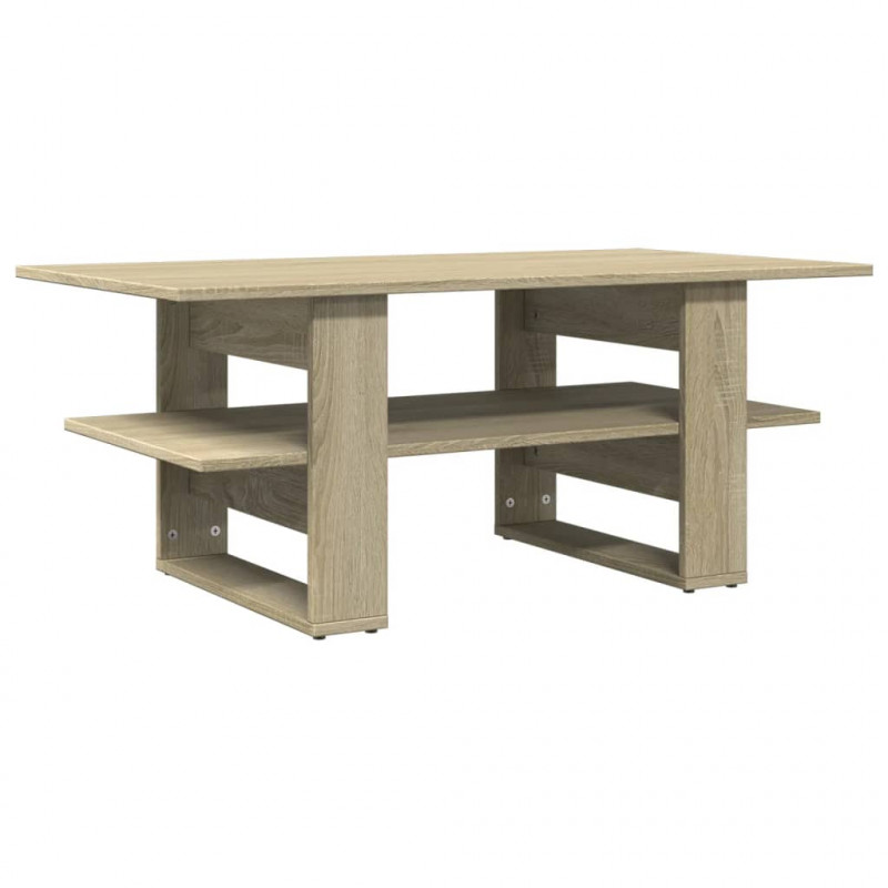 Stolik kawowy, dąb sonoma, 102x55x42, materiał drewnopochodny