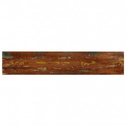 Blat stołu, 140x40x3,8 cm, prostokątny, lite drewno z odzysku