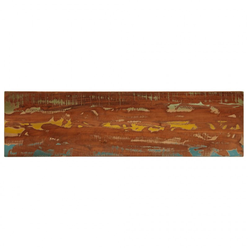 Blat stołu, 110x40x3,8 cm, prostokątny, lite drewno z odzysku