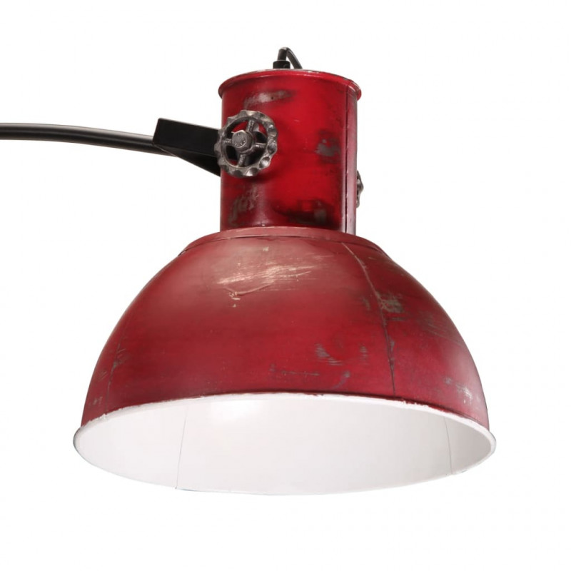 Lampa stojąca, 25 W, postarzany czerwony, 150 cm, E27