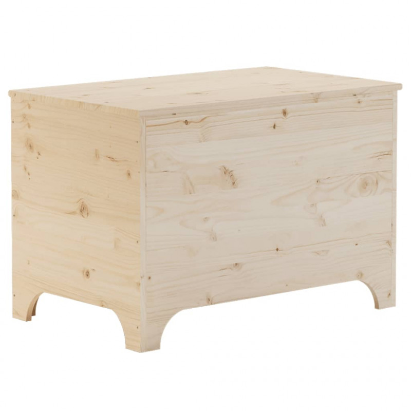 Skrzynia z wiekiem RANA, 80x49x54 cm, lite drewno sosnowe