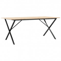 Stół jadalniany z nogami w kształcie litery X, 180x90x75 cm