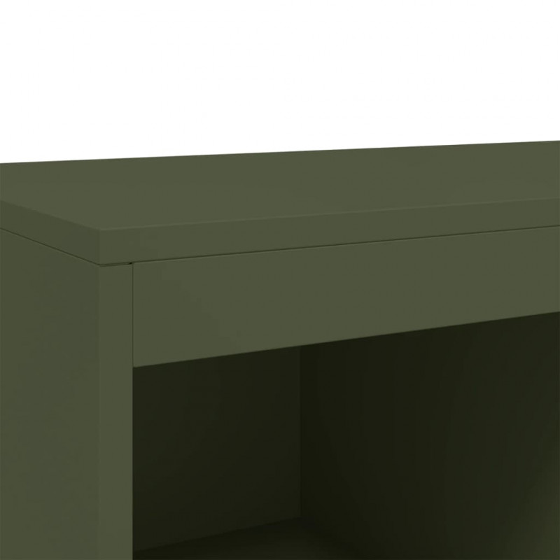 Szafka, oliwkowa, 68x39x111,5 cm, stalowa