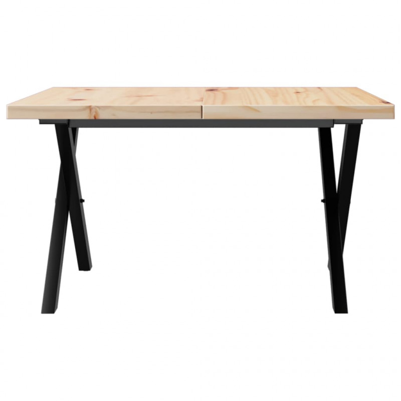 Stolik kawowy z nogami w kształcie litery X, 70x70x40,5 cm