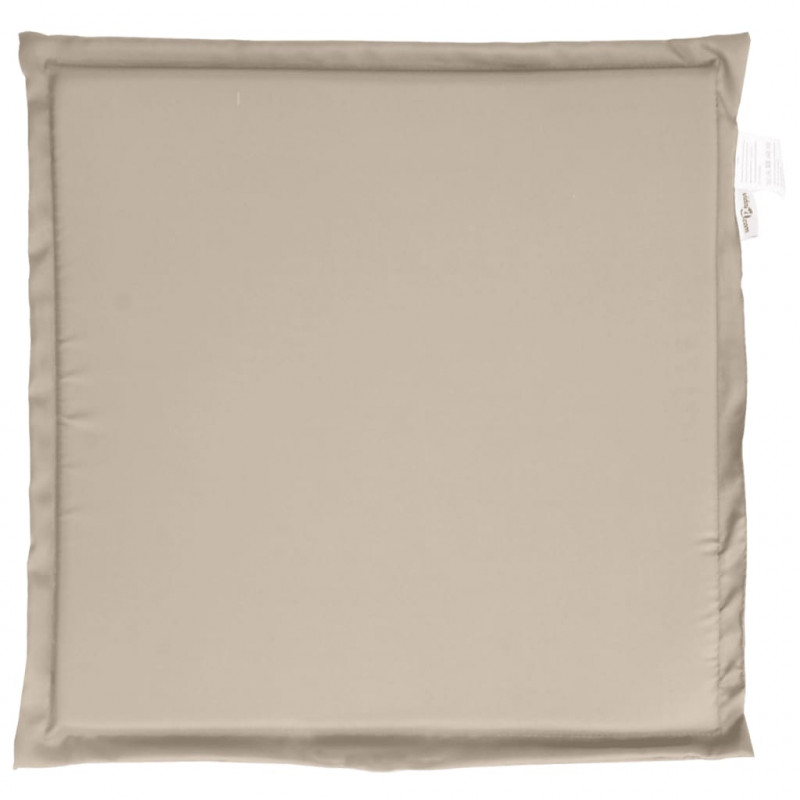 Podkładki na siedziska ogrodowe, 6 szt., taupe, 45x45x2 cm