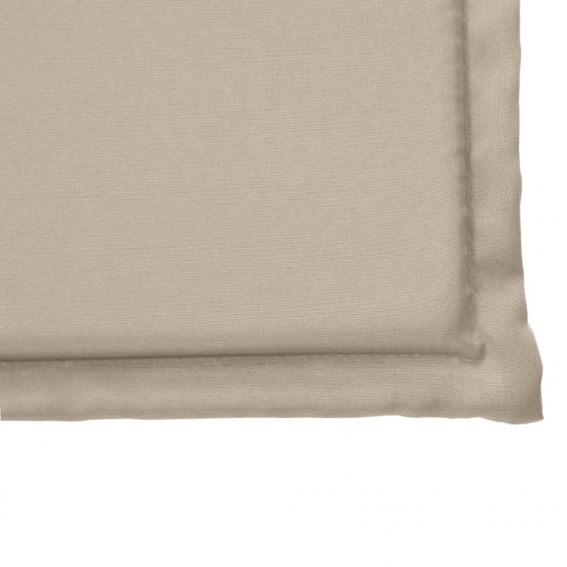 Podkładki na siedziska ogrodowe, 6 szt., taupe, 45x45x2 cm