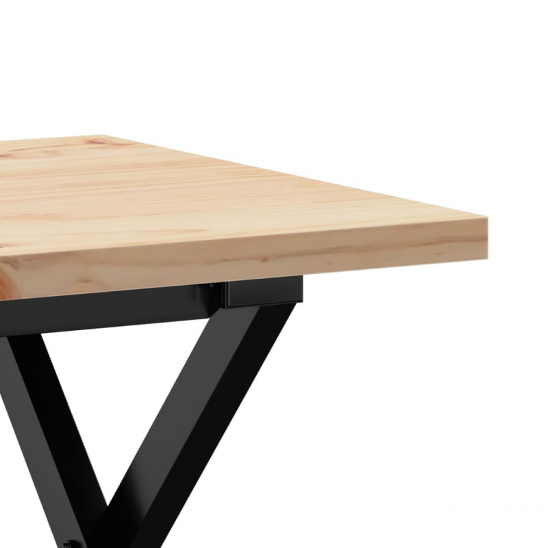 Stolik kawowy z nogami w kształcie litery Y, 40x40x35,5 cm