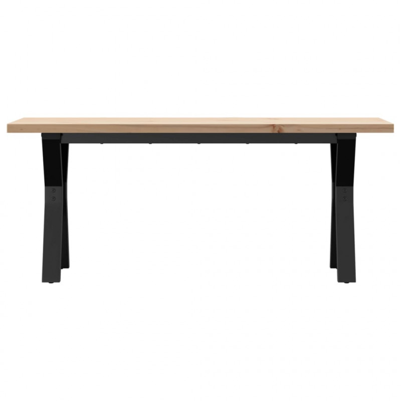 Stolik kawowy z nogami w kształcie litery Y, 110x40x45,5 cm