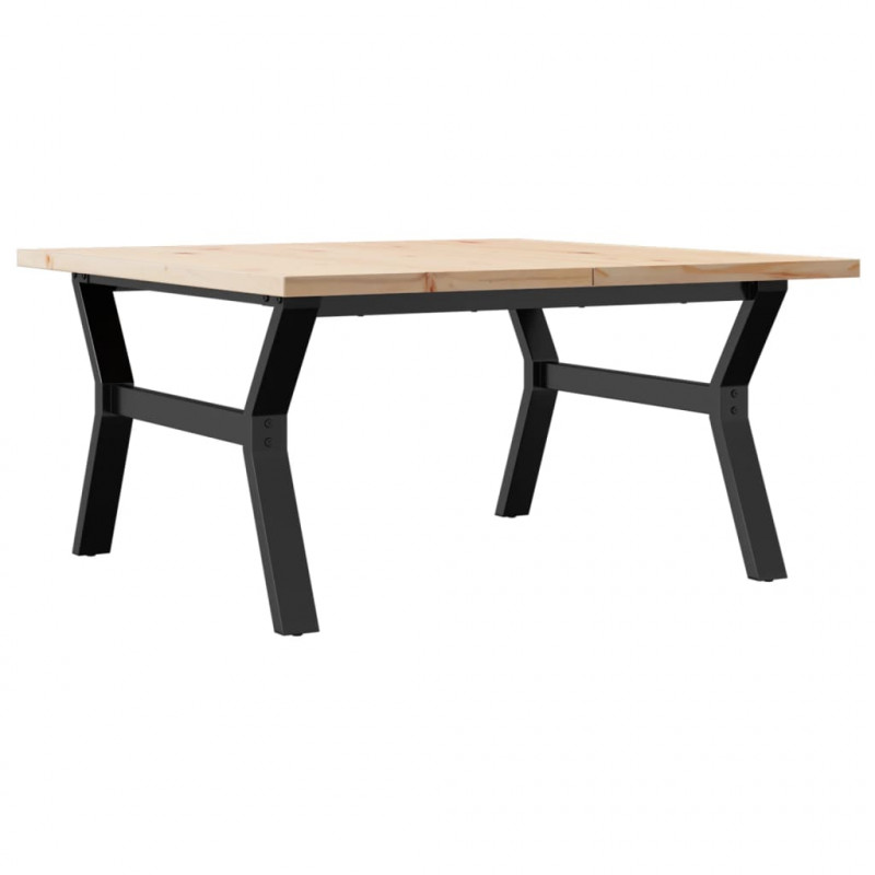 Stolik kawowy z nogami w kształcie litery Y, 90x90x45,5 cm