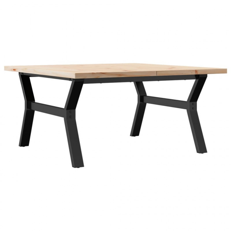 Stolik kawowy z nogami w kształcie litery Y, 90x90x45,5 cm