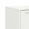 Szafka RTV, biała, 68x39x43,5 cm, stal