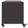 Szafka RTV, czarna, 100,5x39x43,5 cm, stal
