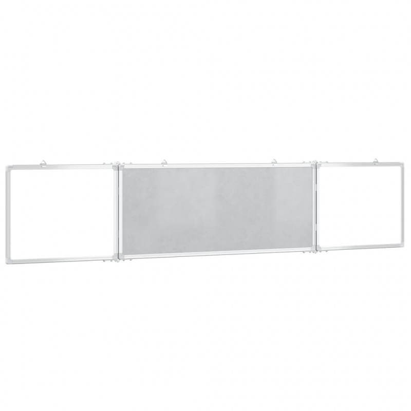 Tablica magnetyczna, składana, 200x40x1,7 cm, aluminiowa