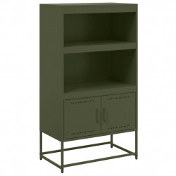 Szafka pod telewizor, antracytowa, 100,5x39x60,5 cm, stalowa