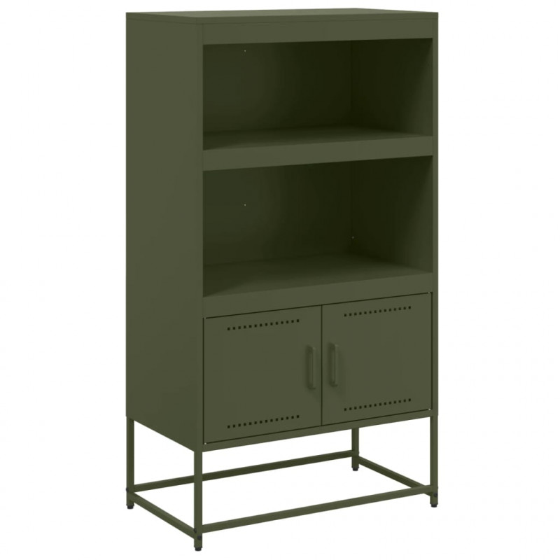 Szafka pod telewizor, antracytowa, 100,5x39x60,5 cm, stalowa