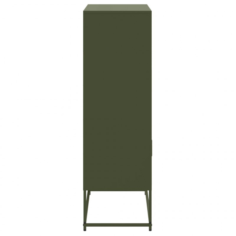 Szafka pod telewizor, antracytowa, 100,5x39x60,5 cm, stalowa