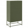 Szafka pod telewizor, antracytowa, 100,5x39x60,5 cm, stalowa