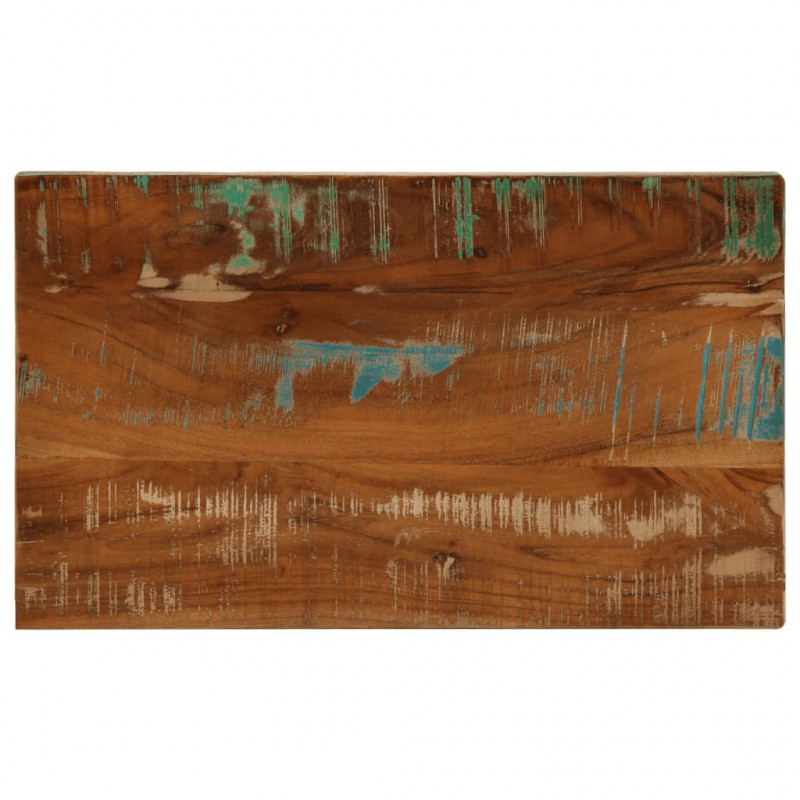 Blat stołu, 60x20x2,5 cm, prostokątny, lite drewno z odzysku