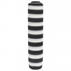 Siatka cieniująca, antracytowo-biała, 1x50 m, HDPE, 75 g/m²