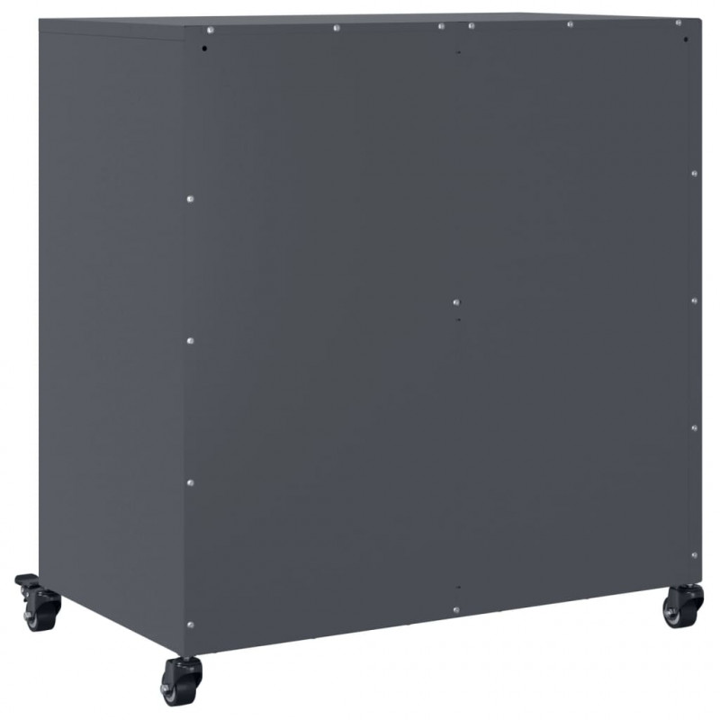 Szafka, antracytowa, 68x39x72 cm, stal