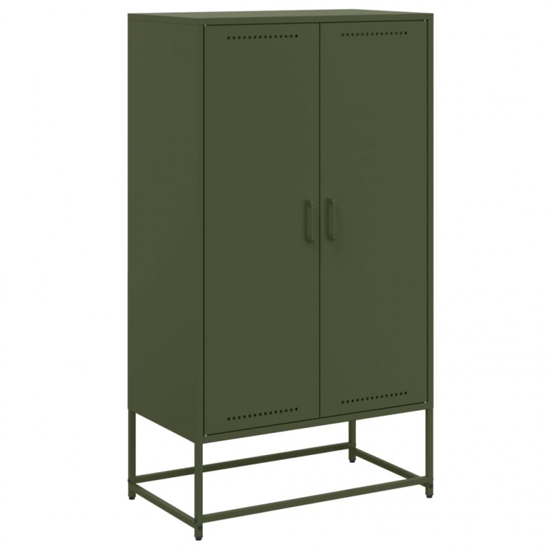 Szafka, oliwkowa, 68,5x38,5x123,5 cm, stal