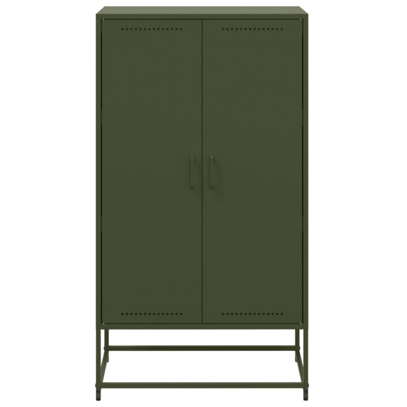 Szafka, oliwkowa, 68,5x38,5x123,5 cm, stal