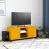 Szafka RTV, musztardowa, 100,5x39x43,5 cm, stal