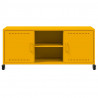 Szafka RTV, musztardowa, 100,5x39x43,5 cm, stal