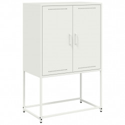 Szafka pod telewizor, biała, 68x39x60,5 cm, stalowa