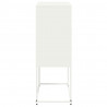 Szafka pod telewizor, biała, 68x39x60,5 cm, stalowa
