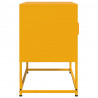 Szafka pod telewizor, musztardowa, 68x39x60,5 cm, stalowa