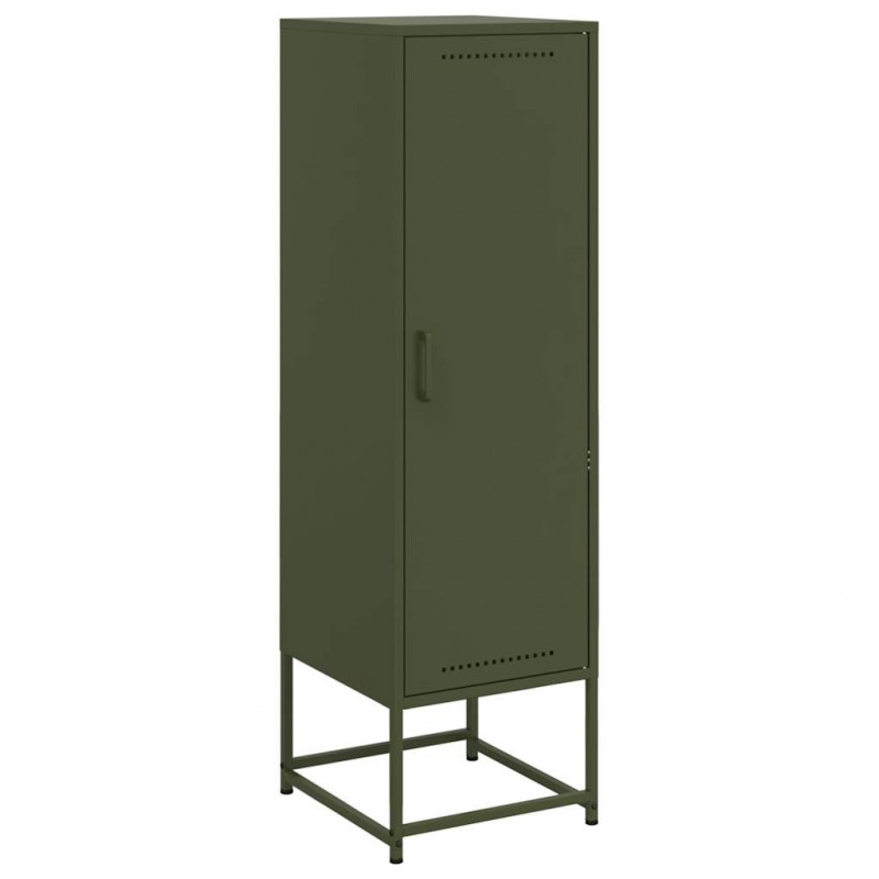 Szafka, oliwkowa, 36x39x123 cm, stal