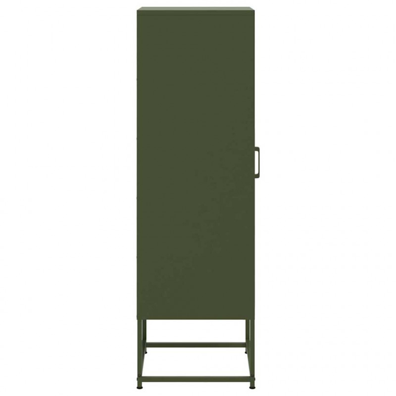 Szafka, oliwkowa, 36x39x123 cm, stal