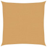 Żagiel przeciwsłoneczny, 160 g/m², pisakowy, 2x2 m, HDPE