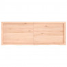 Blat stołu, 140x50x(2-4) cm, surowe lite drewno dębowe