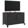 Szafka RTV, czarna, 68x39x43,5 cm, stal