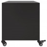Szafka RTV, czarna, 68x39x43,5 cm, stal