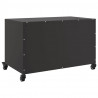 Szafka RTV, czarna, 68x39x43,5 cm, stal