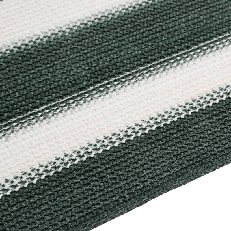 Siatka cieniująca, zielono-biała, 2x10 m, HDPE, 75 g/m²