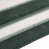 Siatka cieniująca, zielono-biała, 2x10 m, HDPE, 75 g/m²
