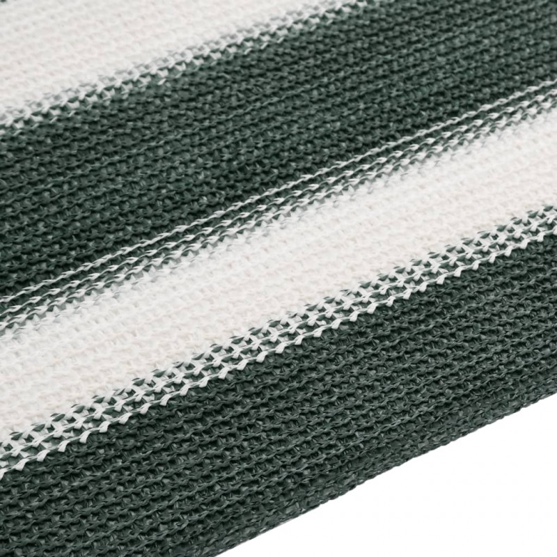 Siatka cieniująca, zielono-biała, 1,2x10 m, HDPE, 75 g/m²
