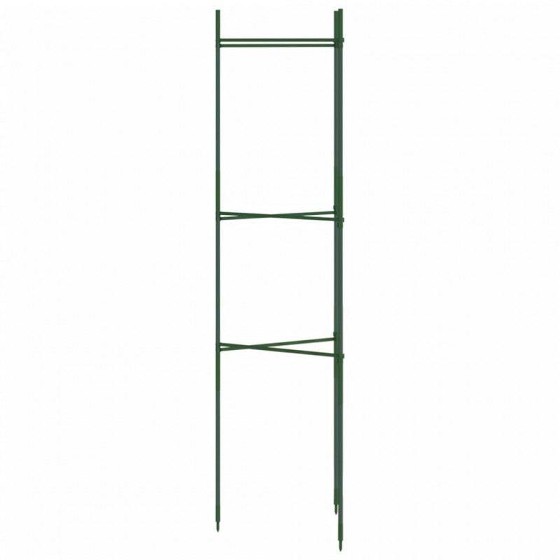 Podpórki na pomidory, 2 szt., 116 cm, stal i PP